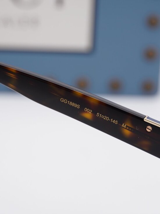 Gucci GG1889S 002 Square Sunglasses - Havana / Brown main image 11